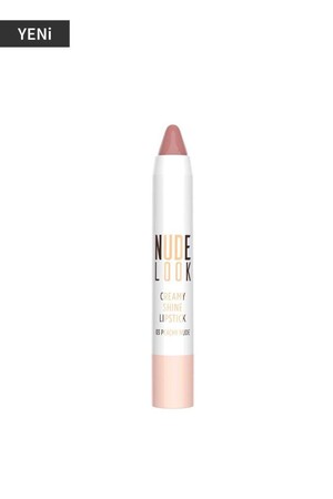 Golden Rose - Gr Kremsi Işıltılı Ruj - Nude Look Creamy Shine Lips No:03 Peachy Nude (1)