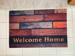 Homiano Kauçuk Kapı Paspası - Parkeli Welcome Home - 1