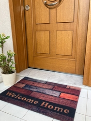 Homiano Kauçuk Kapı Paspası - Parkeli Welcome Home - 2