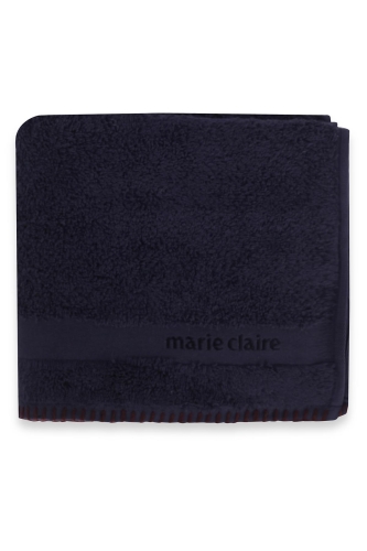 Marie Claire Export Havlu Melodie 100% Pamuk 50*90 Cm Tekli Lacivert - Marie Claire
