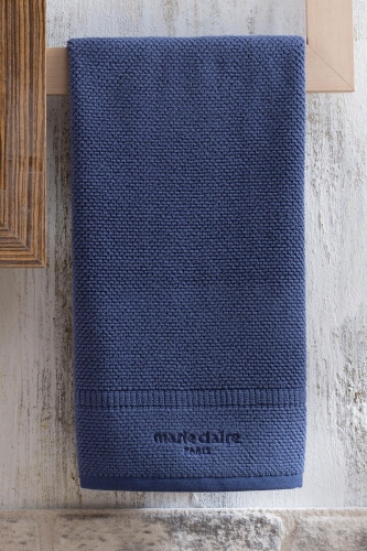 Marie Claire Havlu Jacky 100% Mıcro Cotton 50*90 Cm Tekli Mavı - Marie Claire