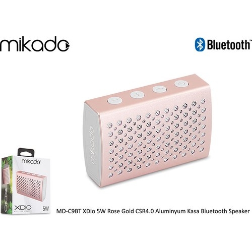 Mikado Md-C9Bt Xdio 5W Rose Gold Bluetooth Speaker - 5
