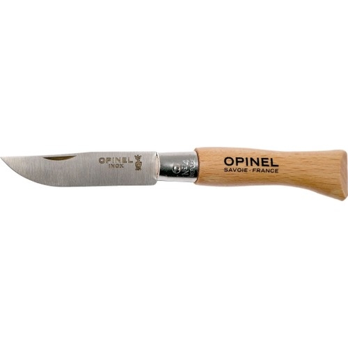 Opinel - Opinel No 4 Inox Kayın Saplı Paslanmaz Çelik Çakı (1)