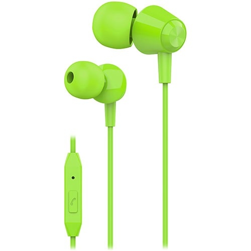 S-Link Sl-Ku160 Mobil Uyumlu Kulak İçi Mikrofonlu Kulaklık Yeşil - S-Link