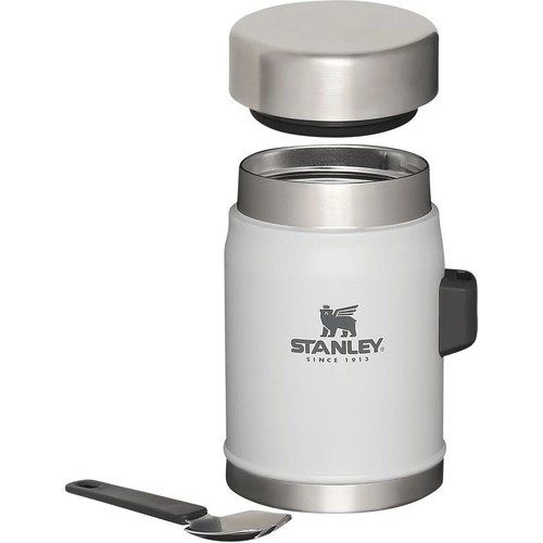 Stanley - Stanley Klasik Paslanmaz Çelik Yemek Termosu Kaşı klı 0,40 Lt - Koyu Beyaz (1)